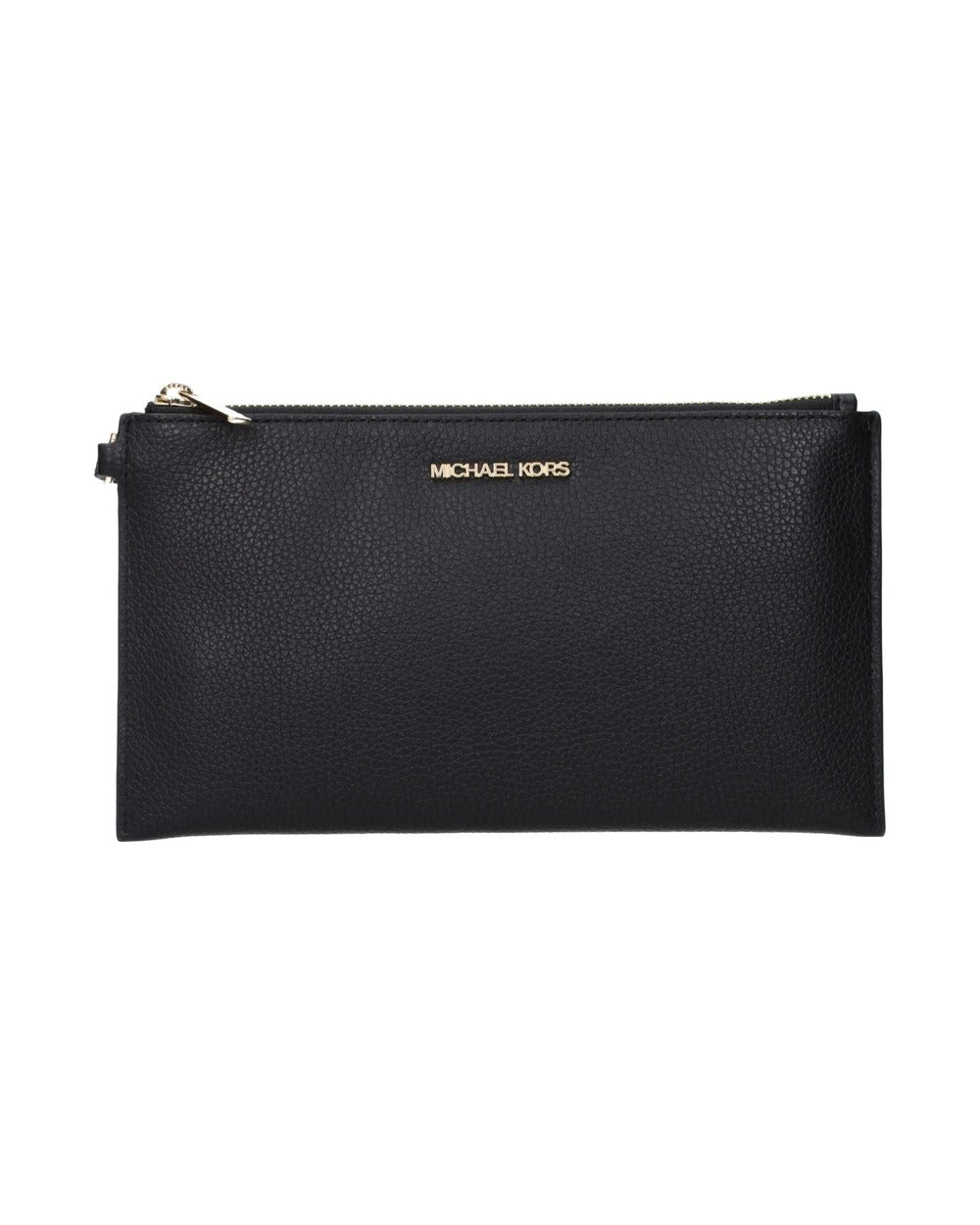 Michael Kors Black Leather Clutch Bag