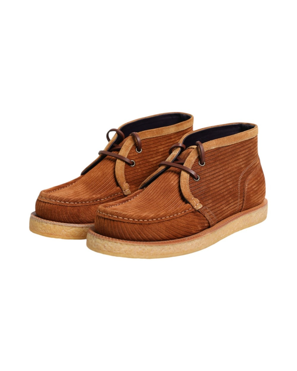 Dolce & Gabbana Brown Suede Nubuck Leather Desert Ankle Boots Shoes
