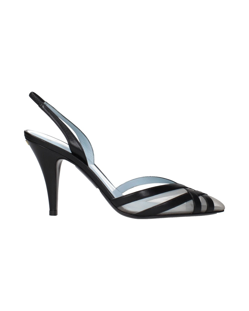 Valentino Garavani Black Leather High Heel Pumps