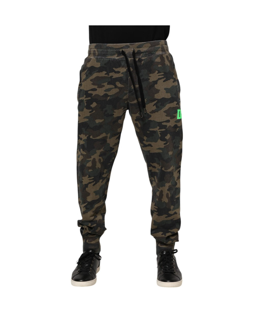 Dolce & Gabbana Multicolor Camouflage Cotton Men Jogger Pants
