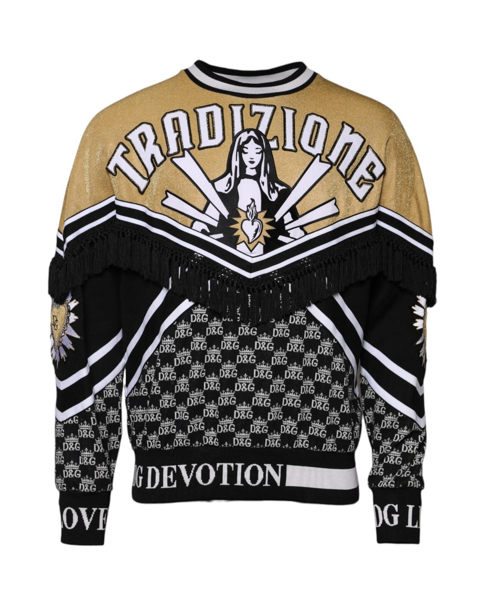 Dolce & Gabbana Multicolor Tradizione E Devotion Sweatshirt Sweater
