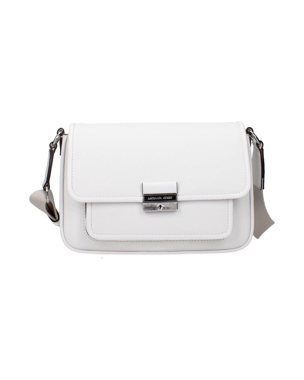 Michael Kors White Leather Crossbody Bag