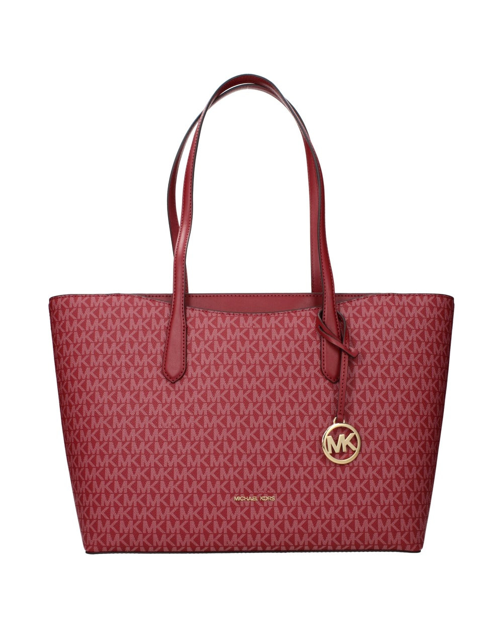 Michael Kors Red Fabric Shoulder Bag