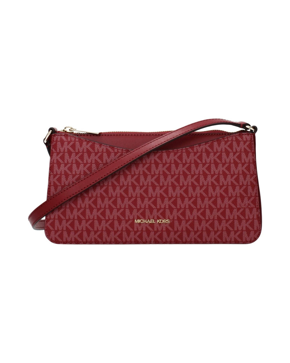Michael Kors Red Fabric Crossbody Bag