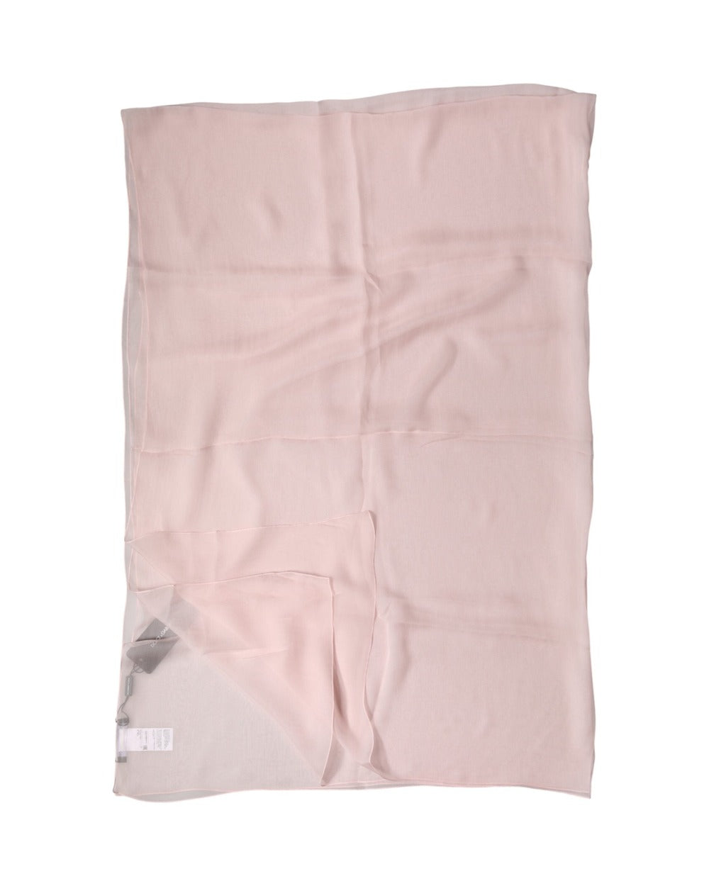 Dolce & Gabbana Light Pink Stole Silk Neck Wrap Shawl  Scarf