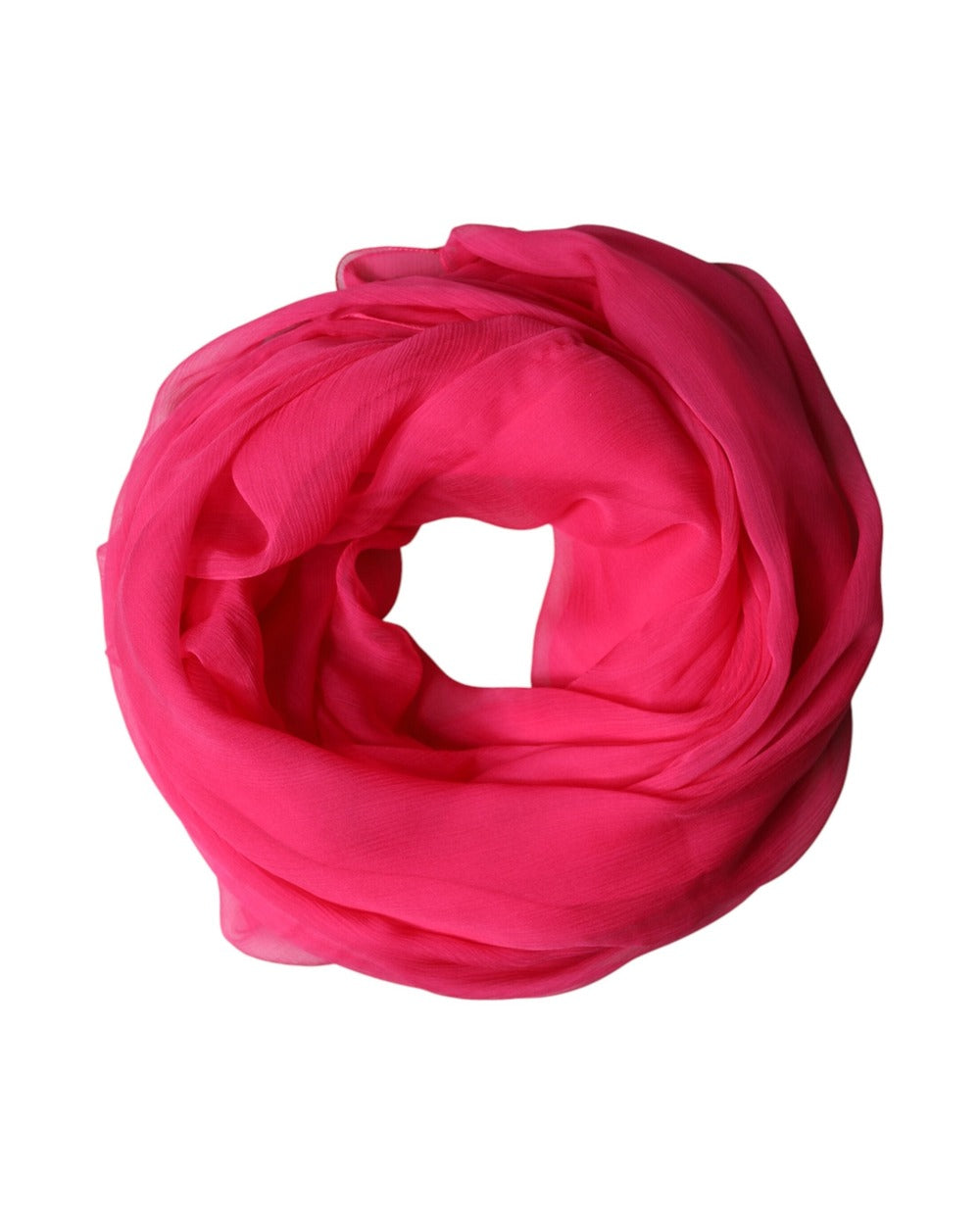 Dolce & Gabbana Pink Silk Stole Neck Wrap Shawl Men 174cm x 128.5cm Scarf