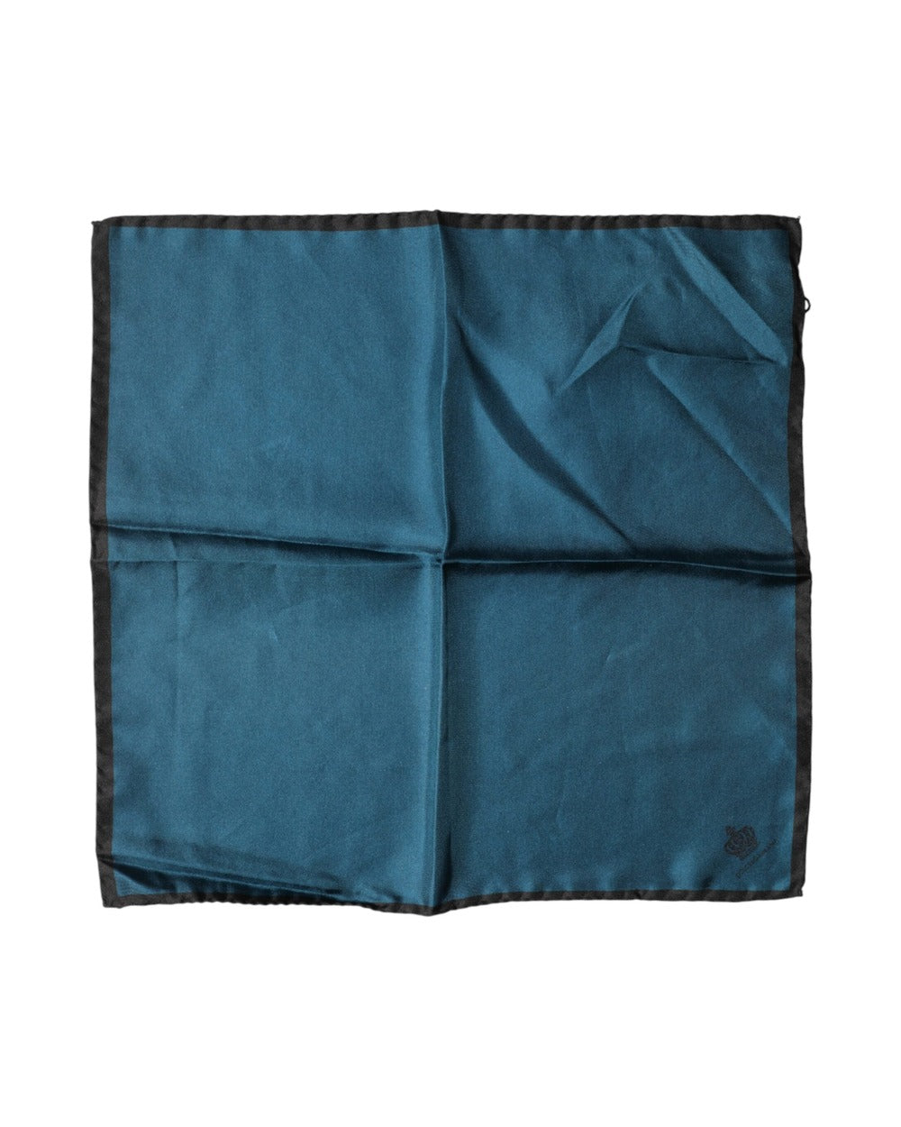 Dolce & Gabbana Blue Silk Square Pocket Handkerchief Scarf