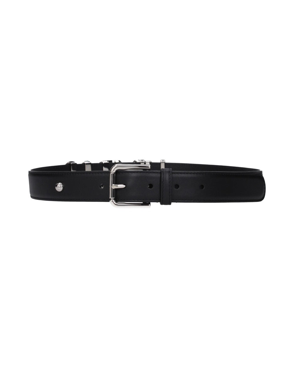 Dolce & Gabbana Black Leather Regular Belt