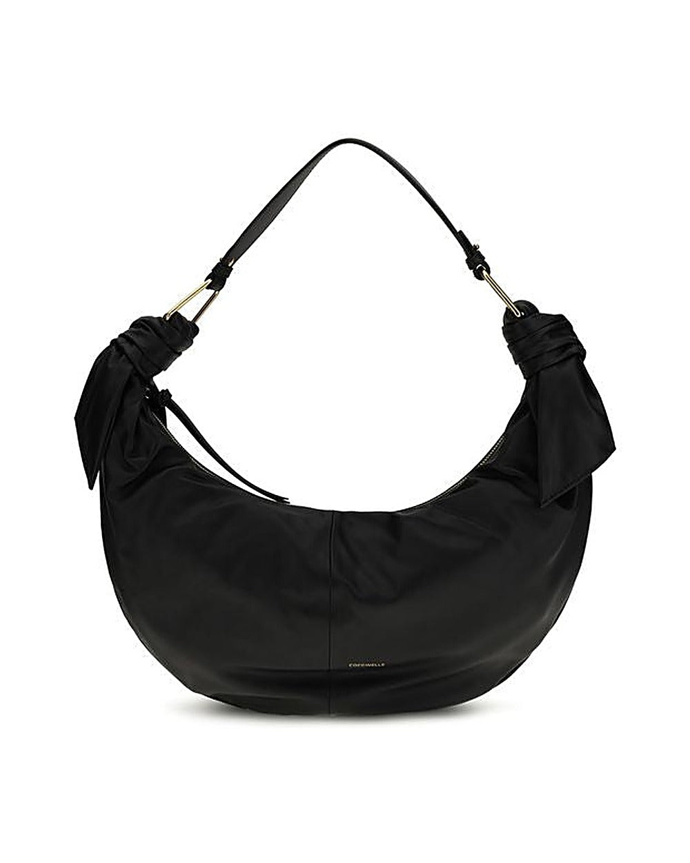 Coccinelle Black Calf Leather Bos Taurus Shoulder Bag