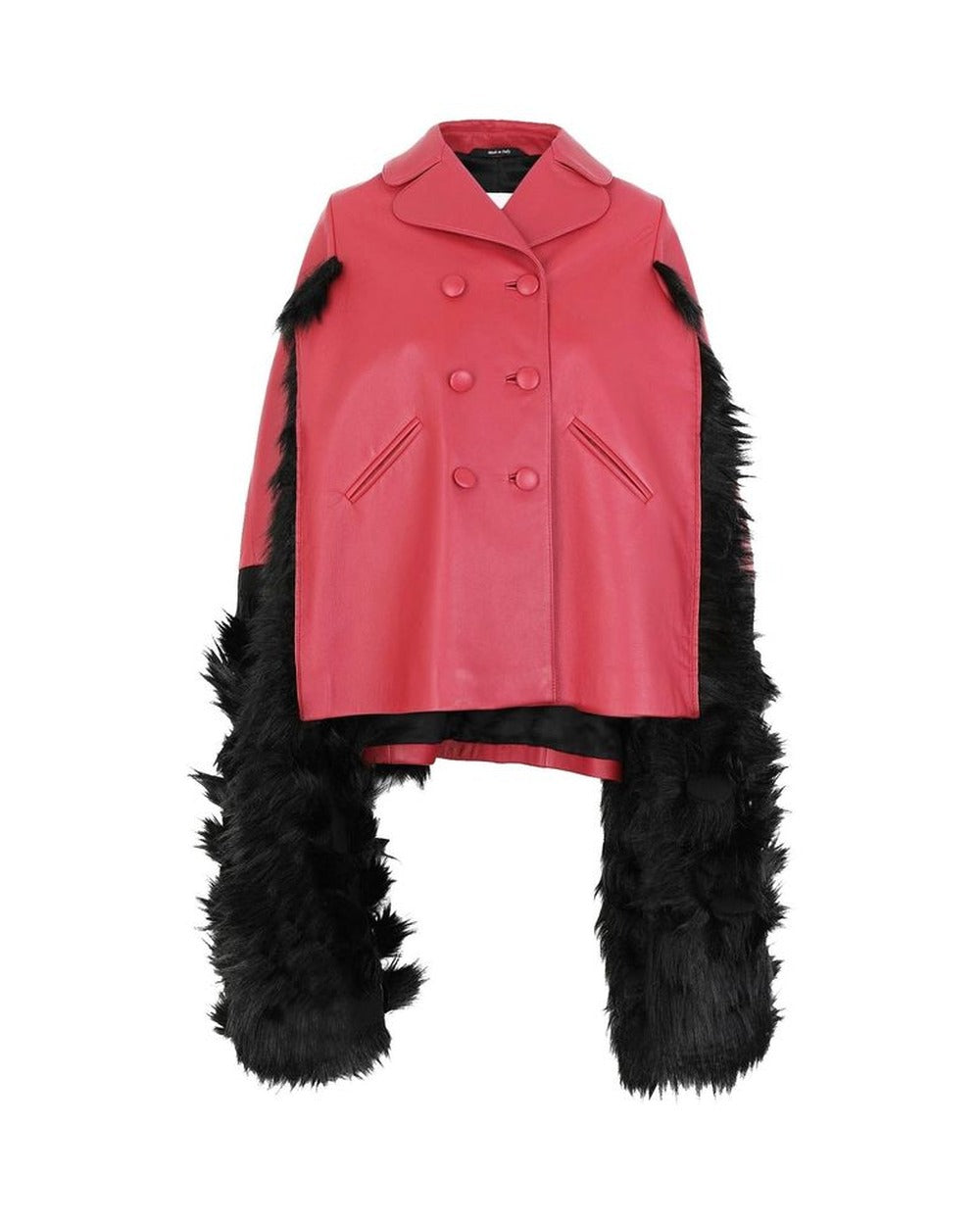 Maison Margiela Multicolor Leather Coat