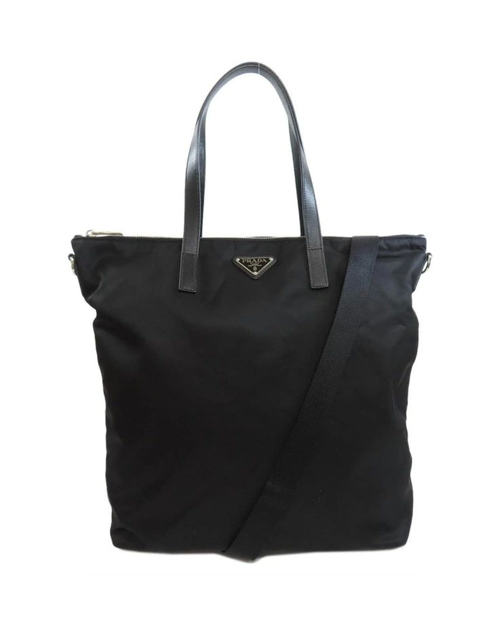Prada Black Nylon Tote Bag