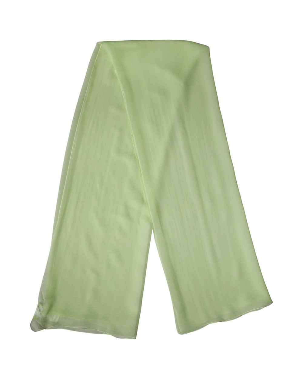 Dolce & Gabbana Light Green Silk Neck Wrap Stole 200cm x 134cm Scarf