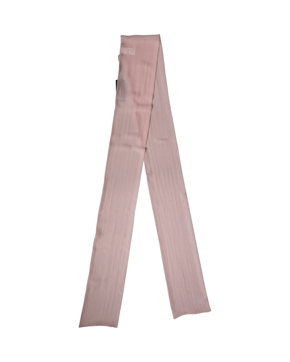 Dolce & Gabbana Light Pink Silk Neck Wrap Shawl Stole 293cm x 19cm Scarf