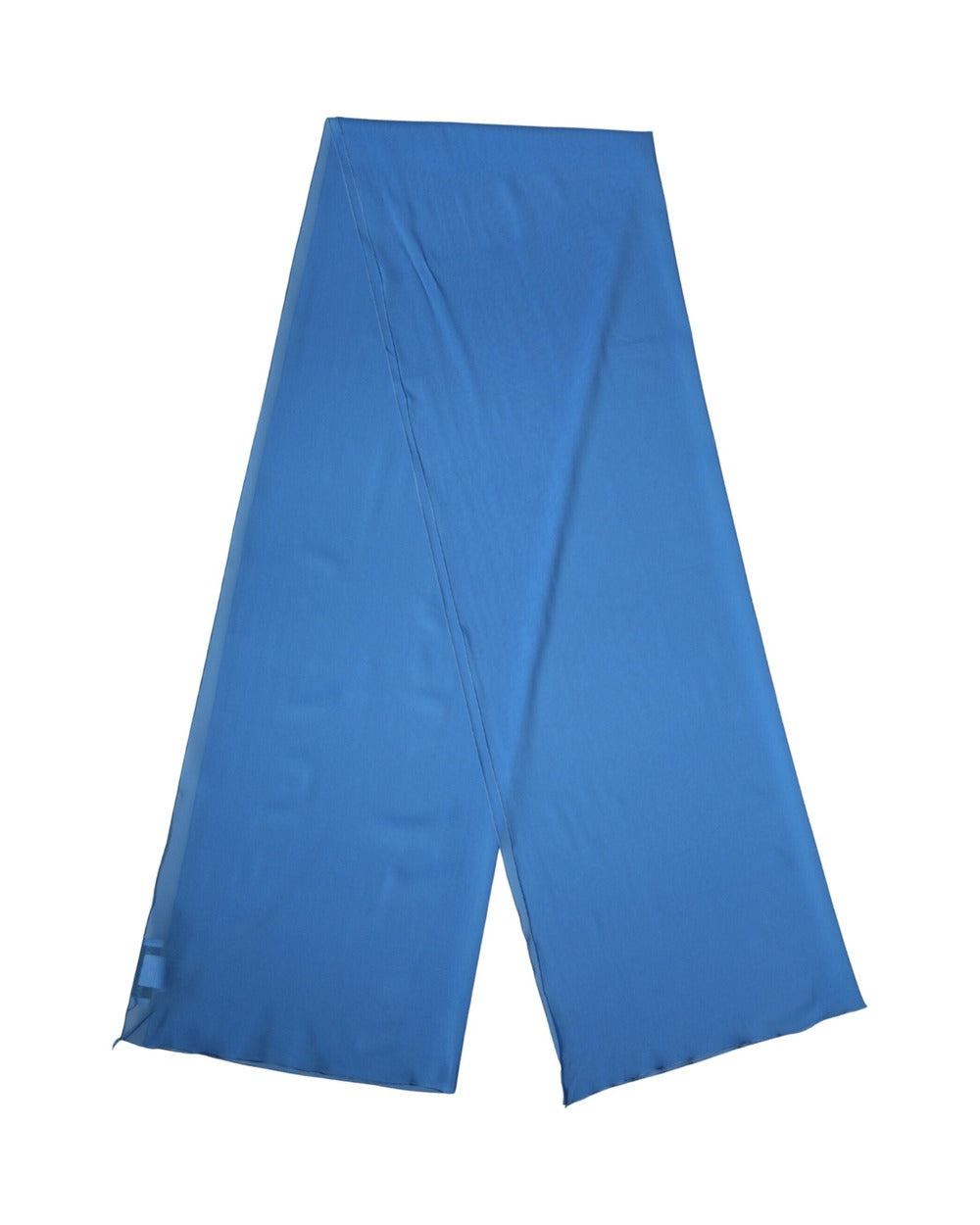 Dolce & Gabbana Blue Silk Neck Wrap Shawl Stole 200cm x 64cm Scarf