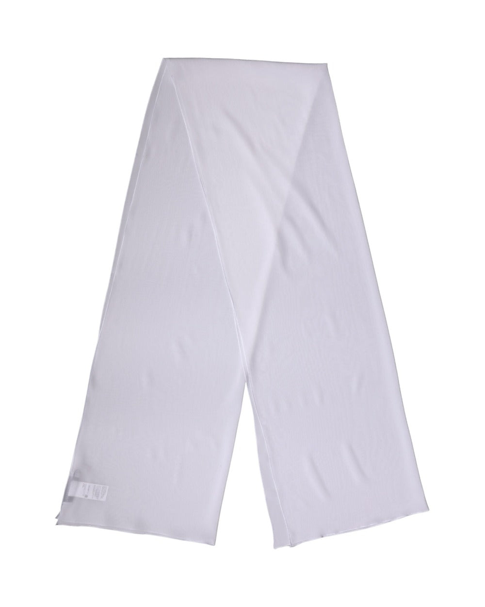 Dolce & Gabbana White Silk Neck Wrap Shawl Stole 200cm x 64cm  Scarf