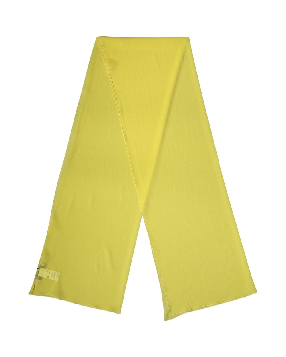 Dolce & Gabbana Yellow Silk Neck Wrap Shawl Stole 200cm x 64cm Scarf