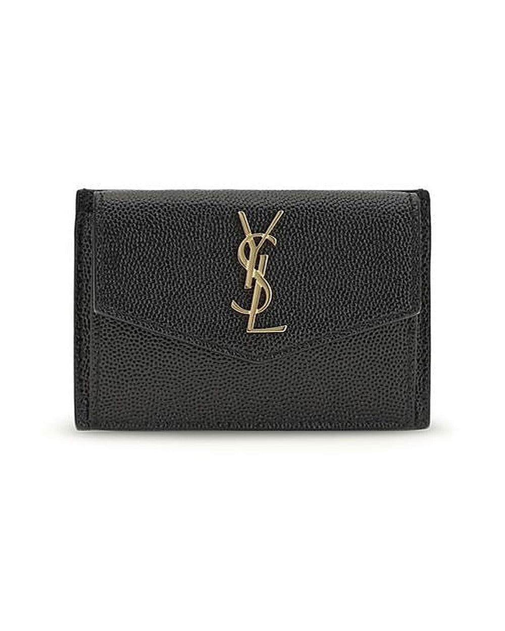 Saint Laurent Black Calf Leather Bos Taurus Wallet