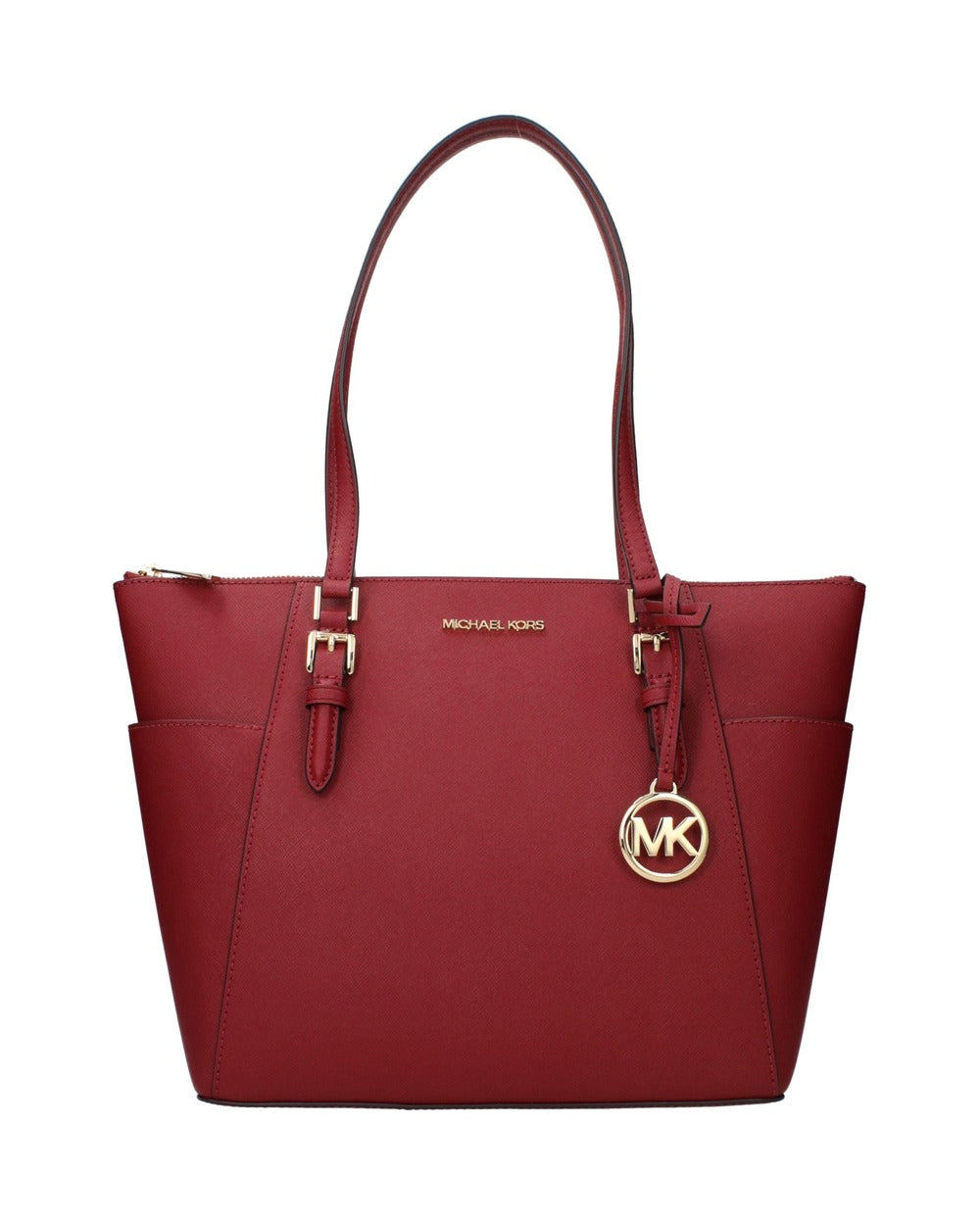 Michael Kors Red Leather Shoulder Bag