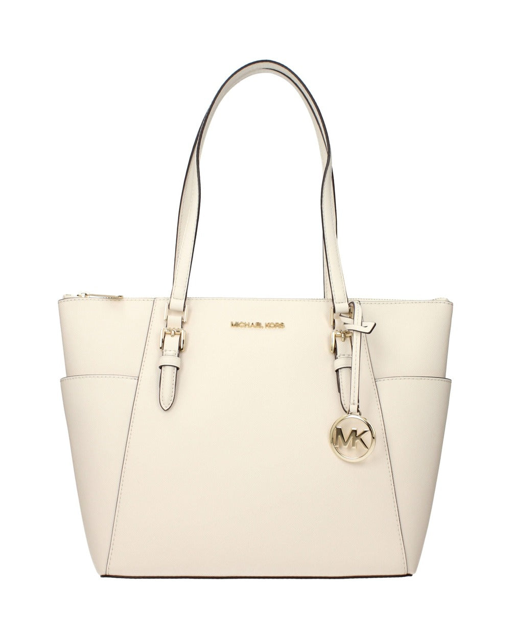 Michael Kors Beige Leather Shoulder Bag