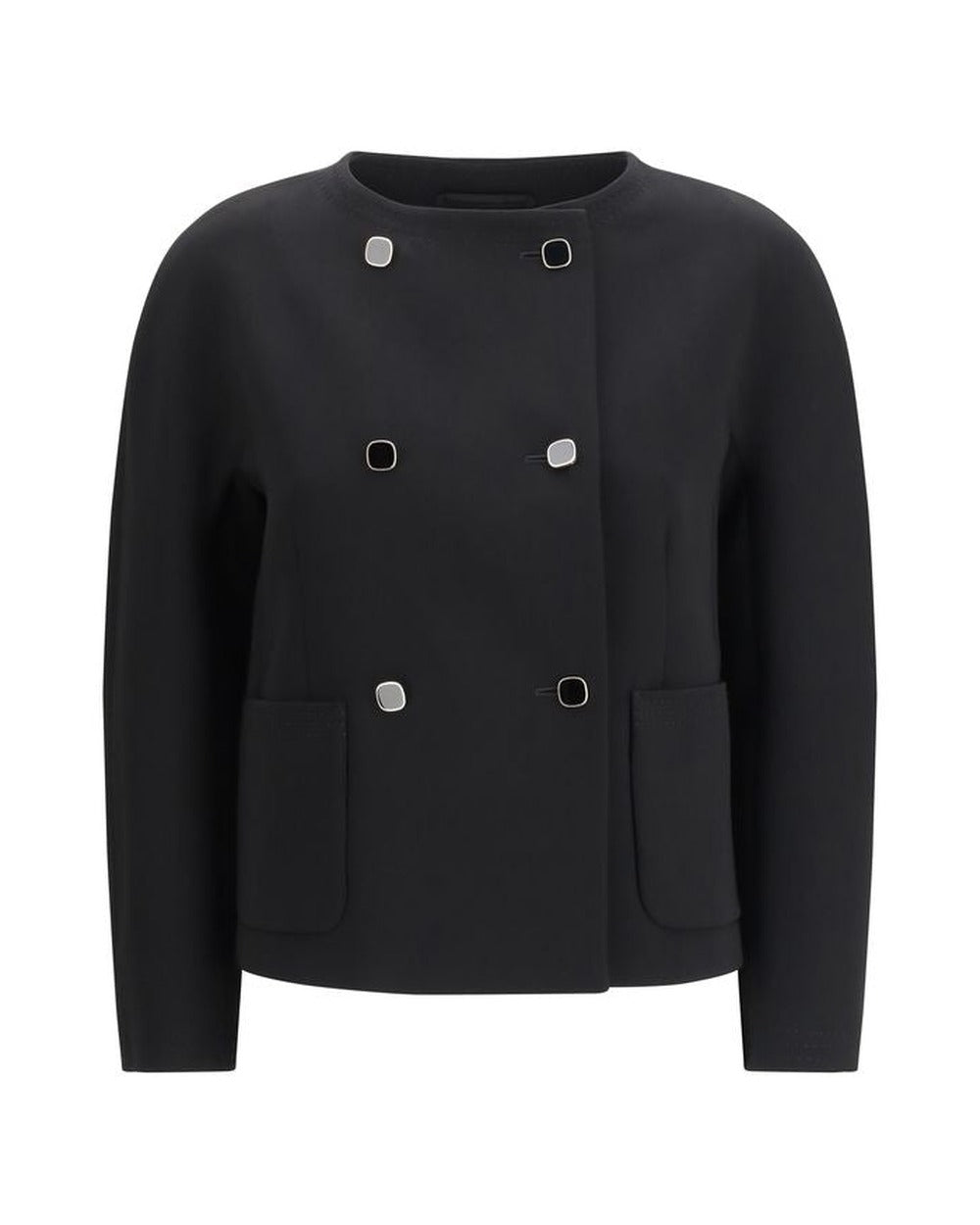 Max Mara Black Triacetate Coat