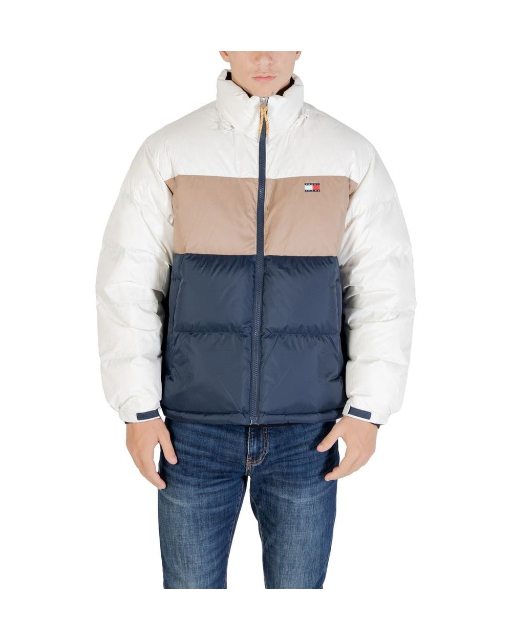 Tommy Hilfiger Jeans Cream Recycled Polyester Bomber