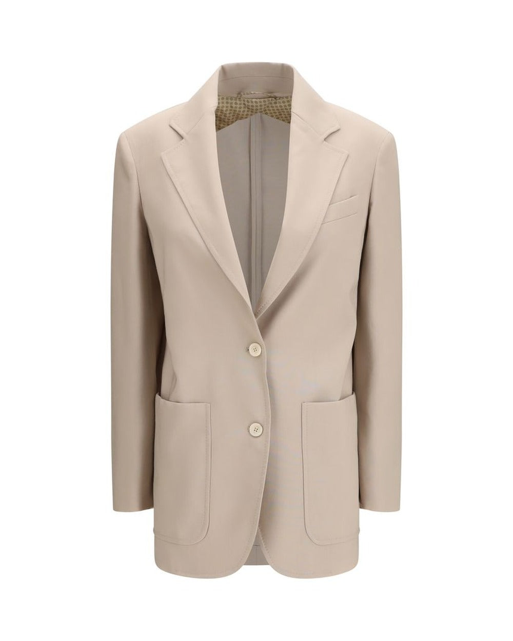 Max Mara Beige Wool Blazer