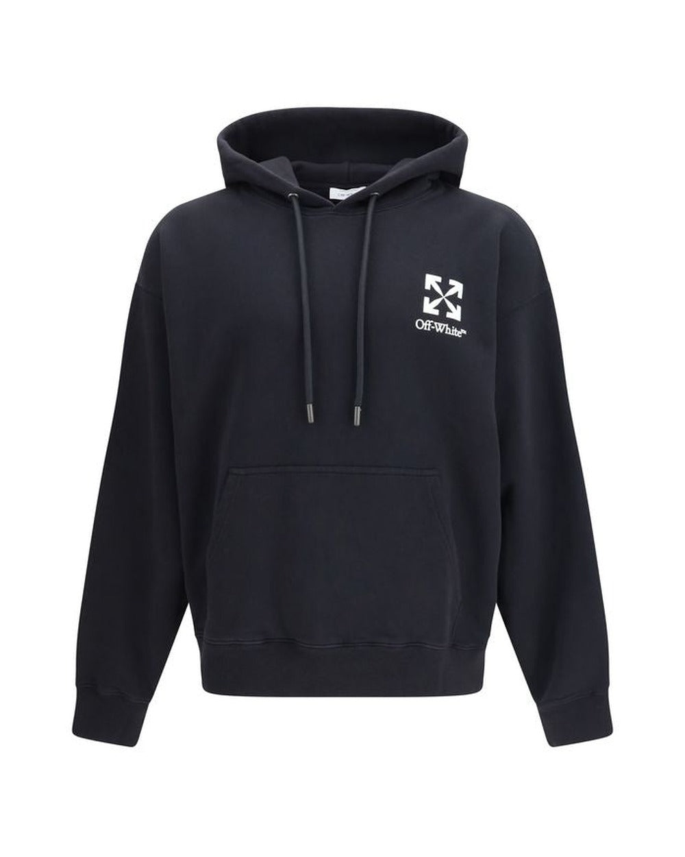 Off-White Black Cotton Sweatshirt
