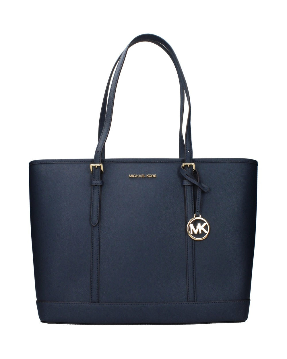 Michael Kors Blue Leather Shoulder Bag