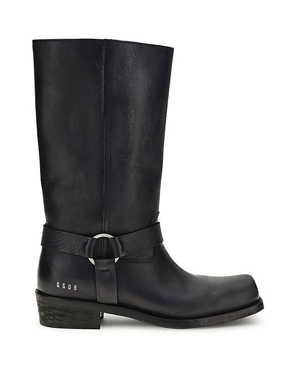 Golden Goose Black Calf Leather Bos Taurus Ankle Boots