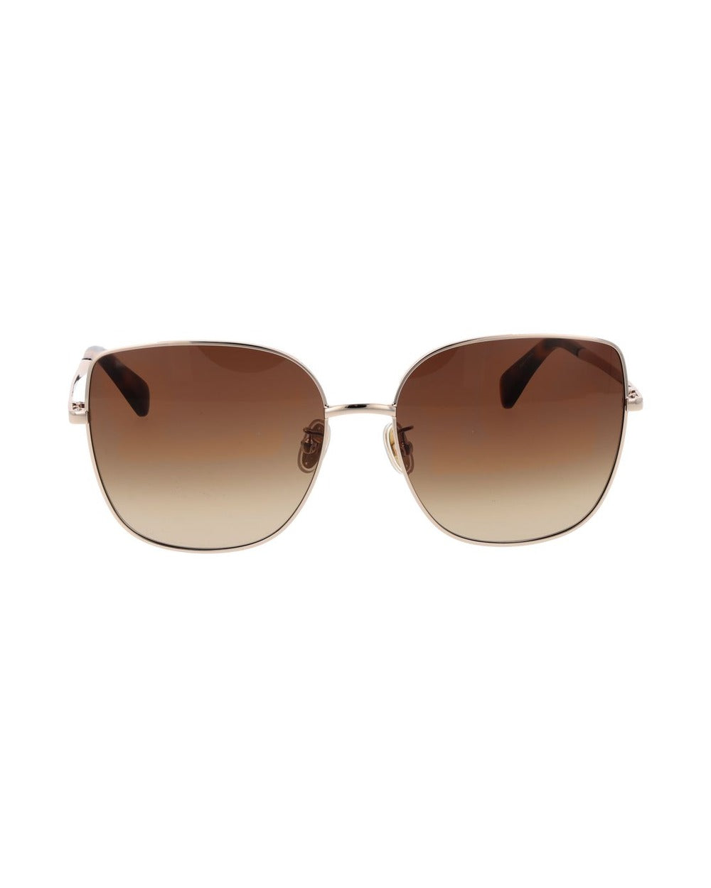 Max Mara Rose Gold Metal Sunglasses