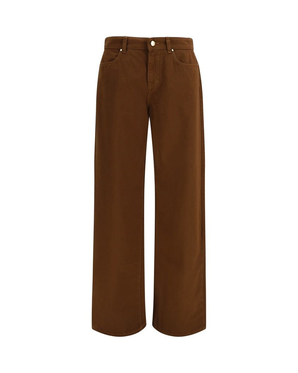 Max Mara Brown Cotton Pants