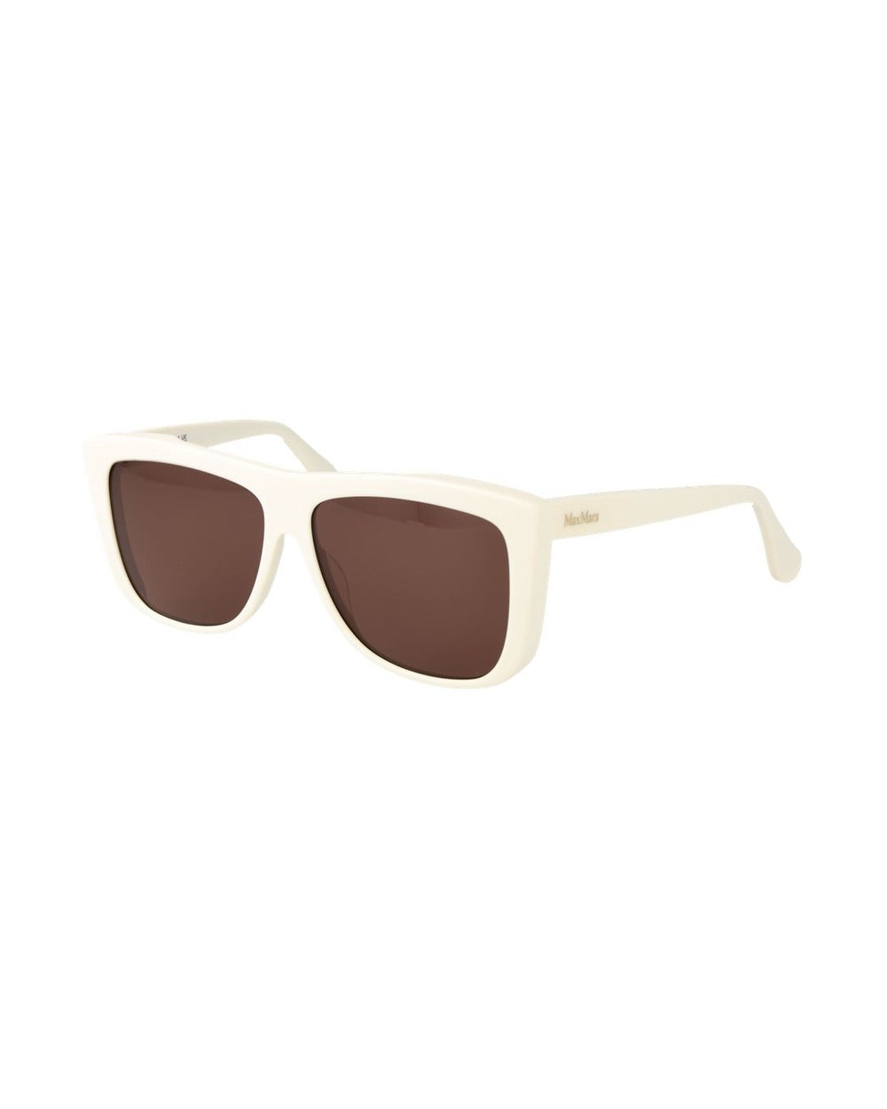 Max Mara White Acetate Sunglasses