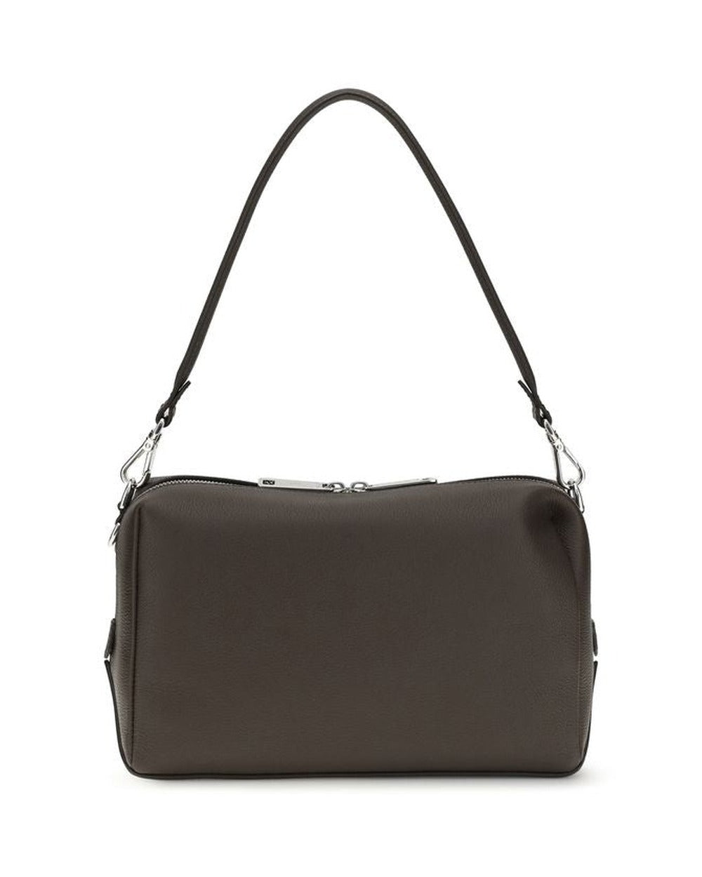Fendi Brown Calf Leather Bos Taurus Shoulder Bag
