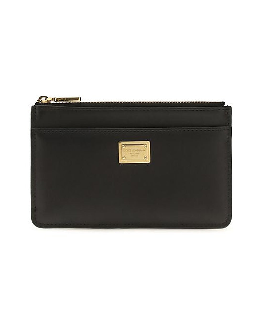 Dolce & Gabbana Black Calf Leather Bos Taurus Wallet