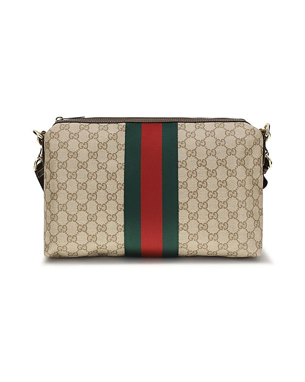 Gucci Beige Cotton Shoulder Bag