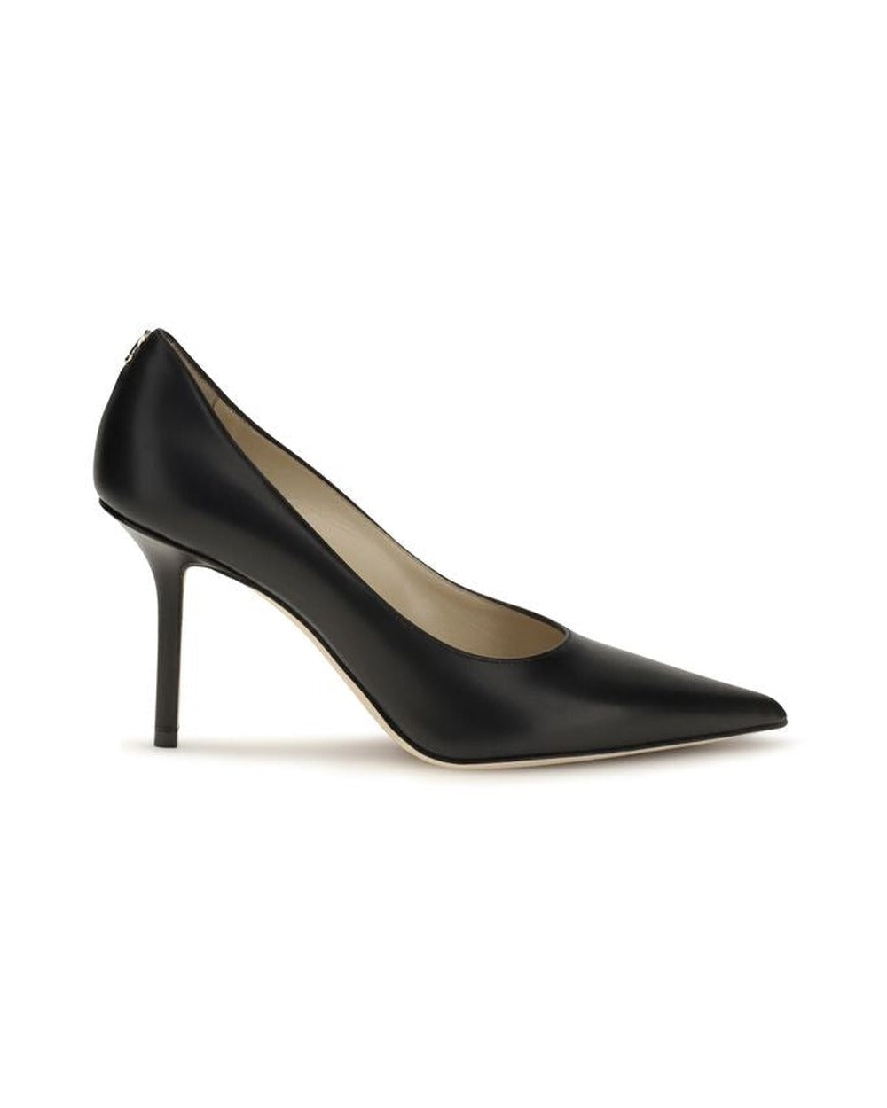 Jimmy Choo Black Calf Leather Bos Taurus High Heel Pumps