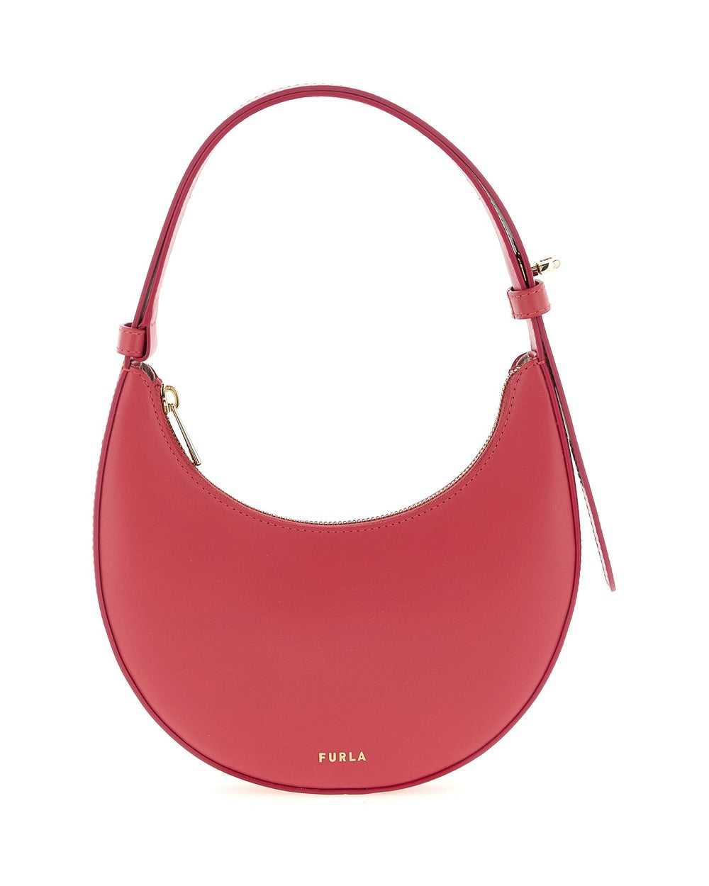 Furla Fuchsia Calfskin Shoulder Bag