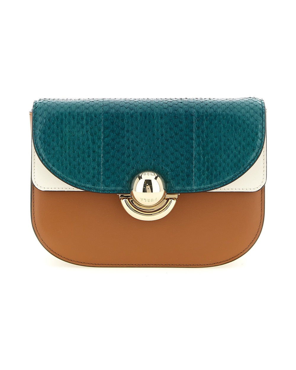 Furla Multicolor Lamb Leather Crossbody Bag