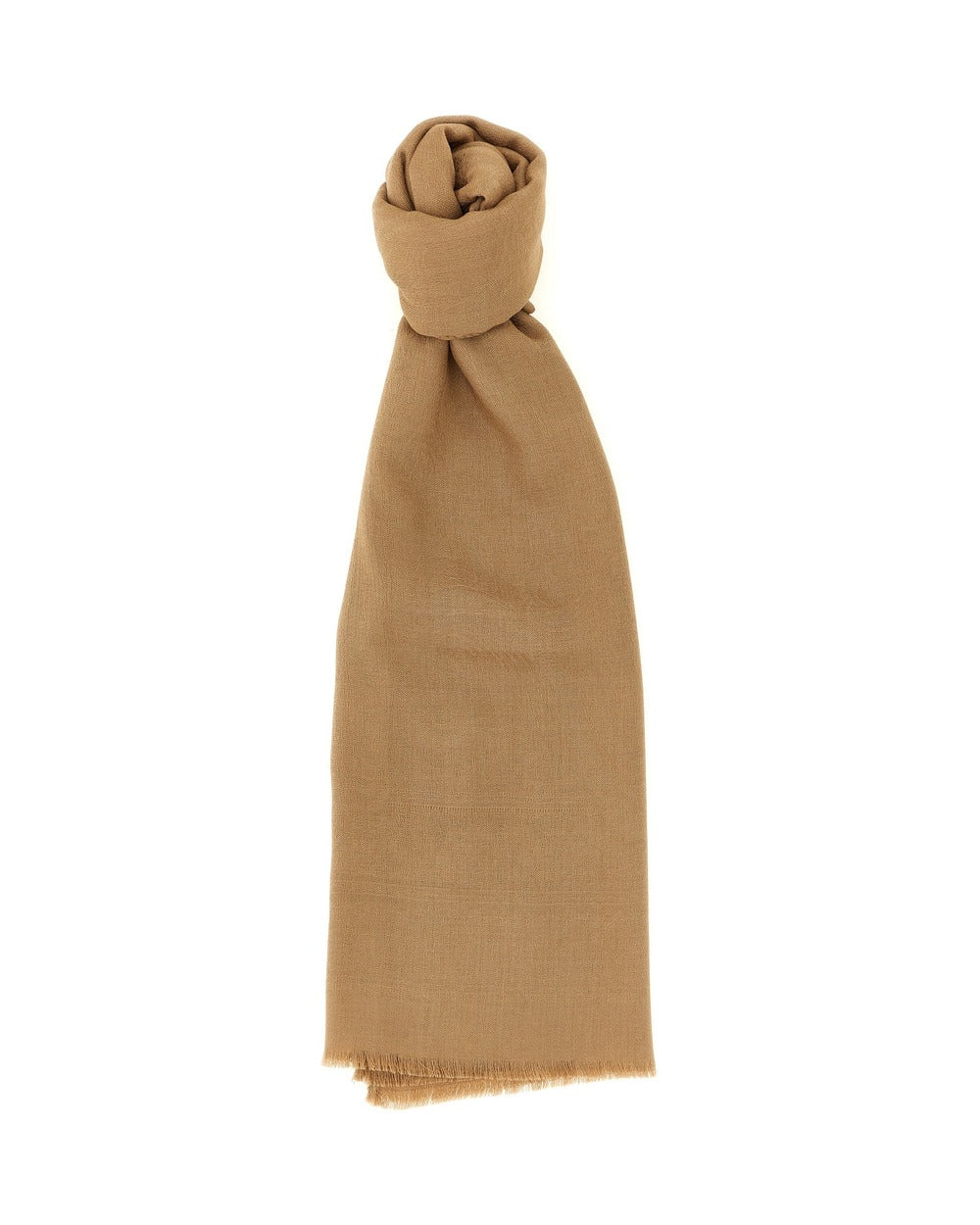 Max Mara Brown Wool Scarf