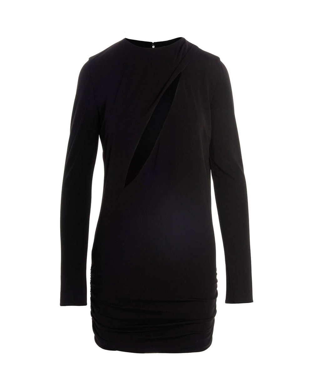 Versace Black Viscose Short Dress
