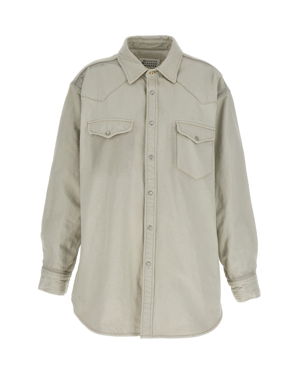 Maison Margiela White Cotton Denim Jacket