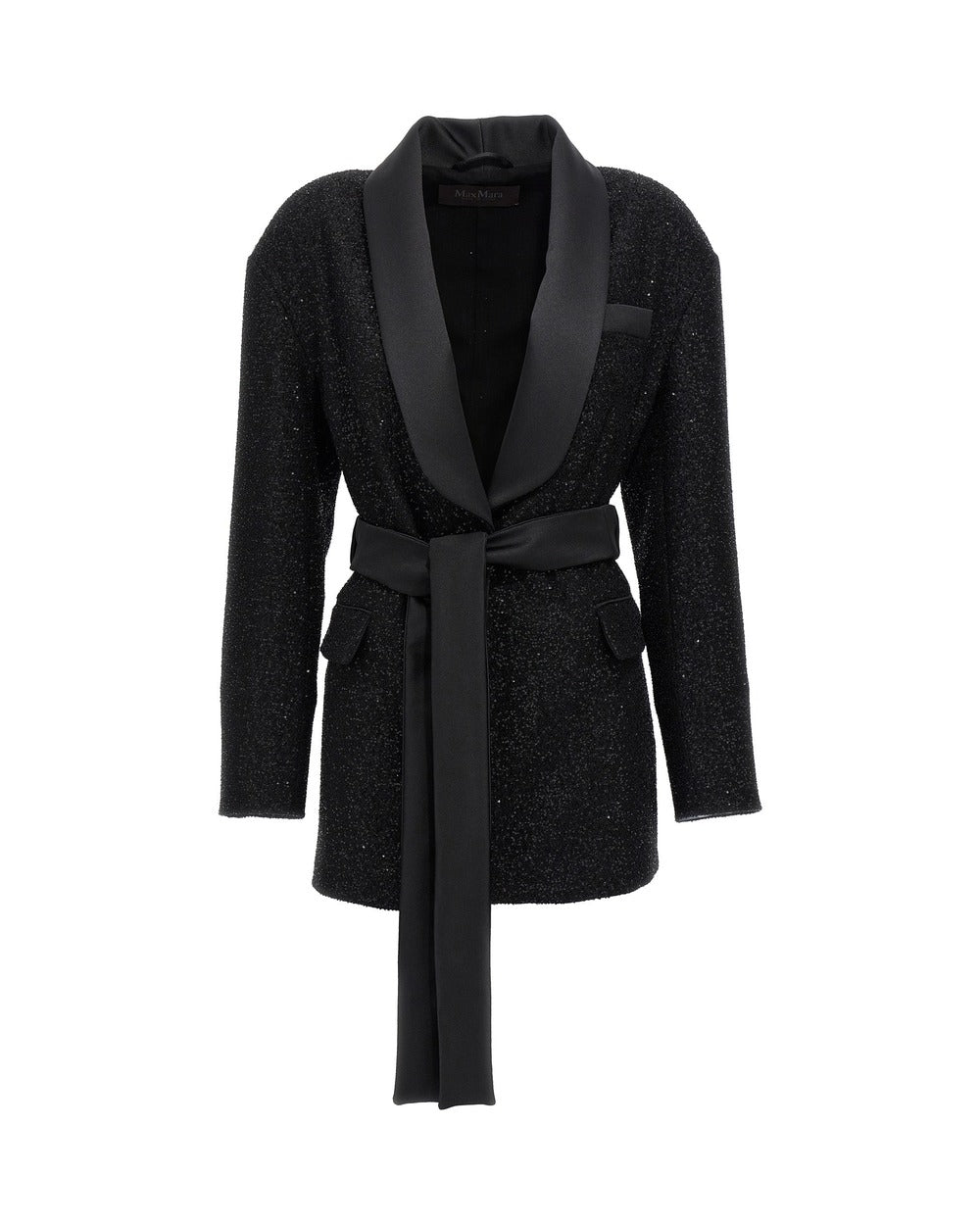 Max Mara Black Viscose Blazer