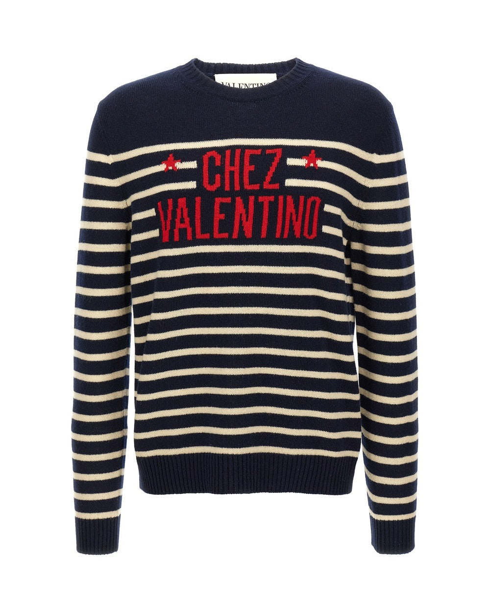 Valentino Garavani Blue Virgin Wool Cardigan