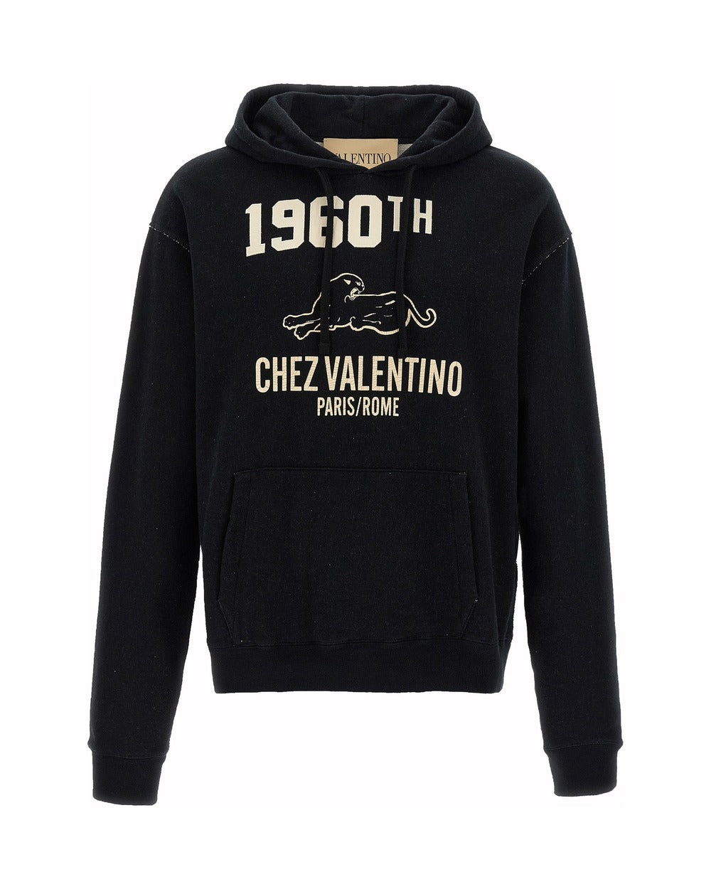 Valentino Garavani Black Cotton Sweatshirt