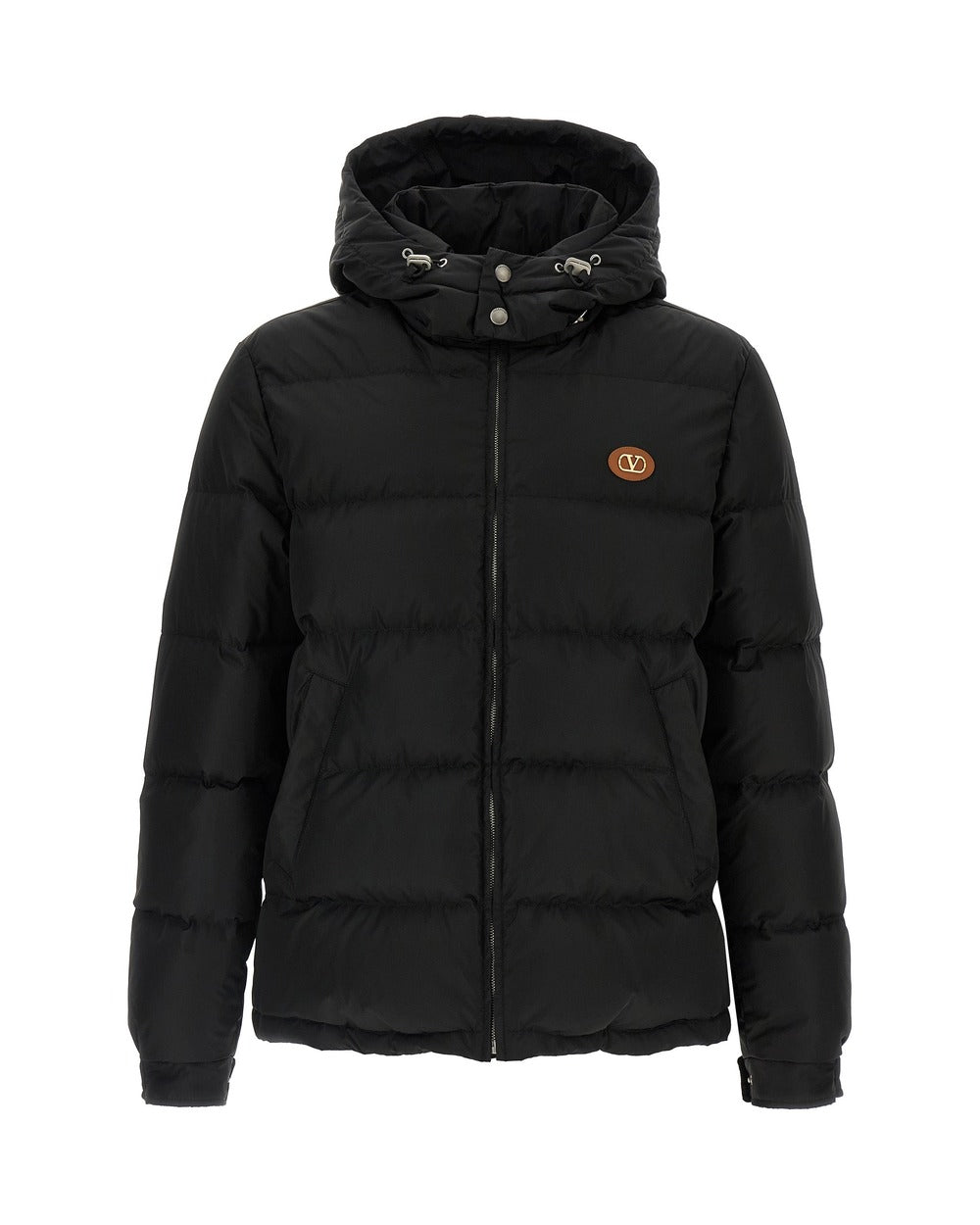 Valentino Garavani Black Polyamide Full-Length Jacket