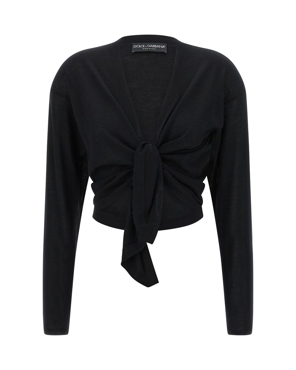 Dolce & Gabbana Black Cashmere Cardigan