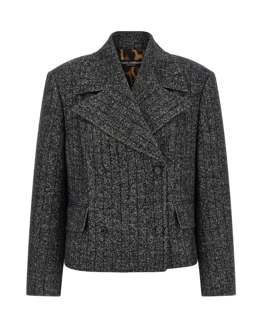 Dolce & Gabbana Bicolor Elastane Blazer