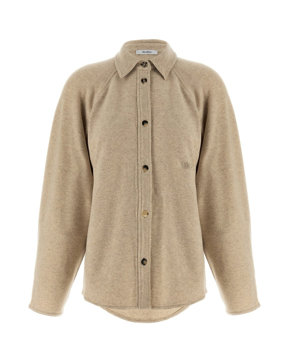 Max Mara Beige Cashmere Blouse