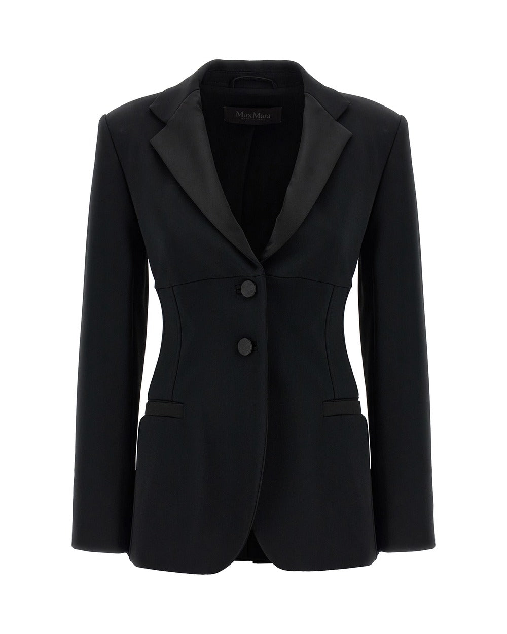 Max Mara Black Viscose Blazer