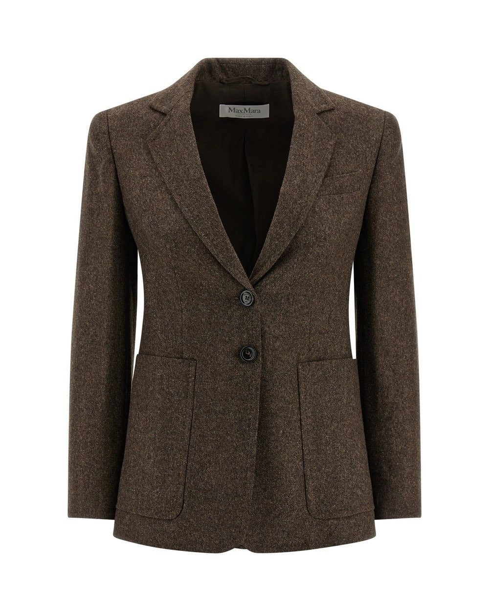 Max Mara Brown Virgin Wool Blazer